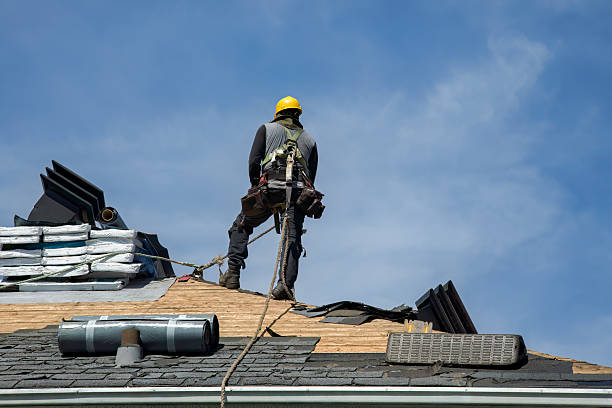 Professional Roofing technician working in Reardan, WA